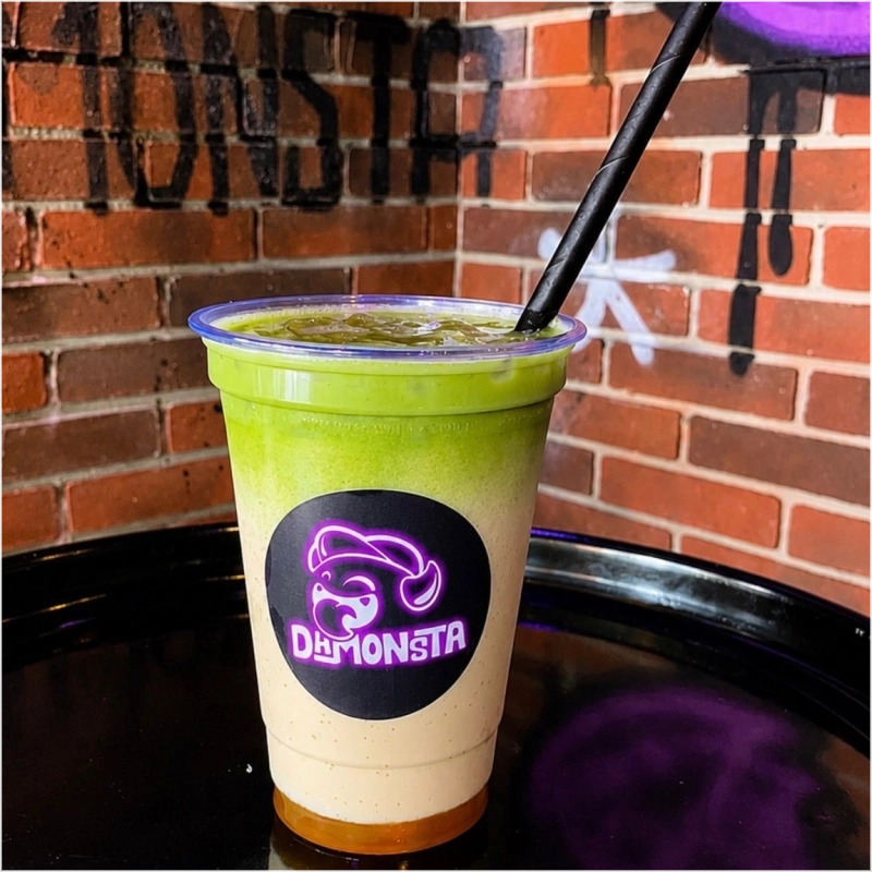 Mango Matcha Latte