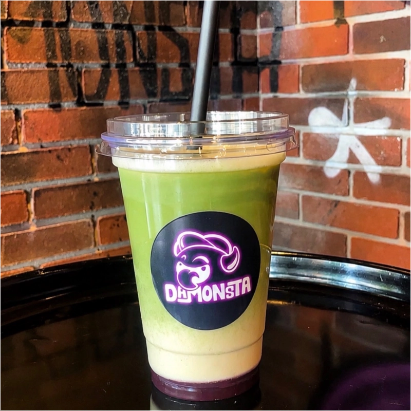 Strawberry Matcha Latte